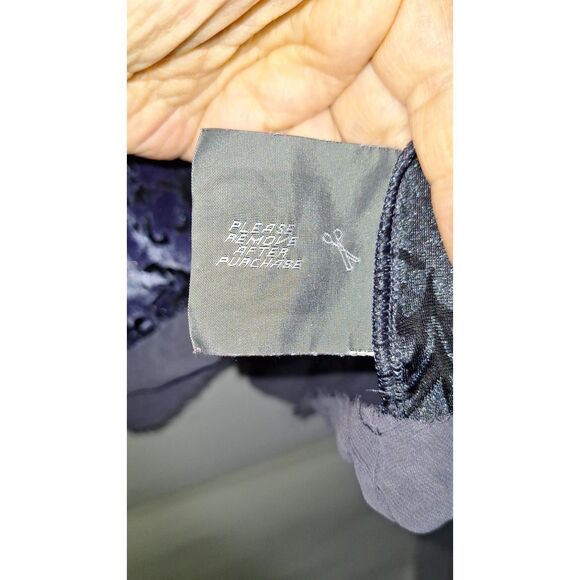 A Simply Vera Women's Velvet Burnout Top Whimsigoth Fairy Grunge Size XL As-Is - Picture 8 of 12